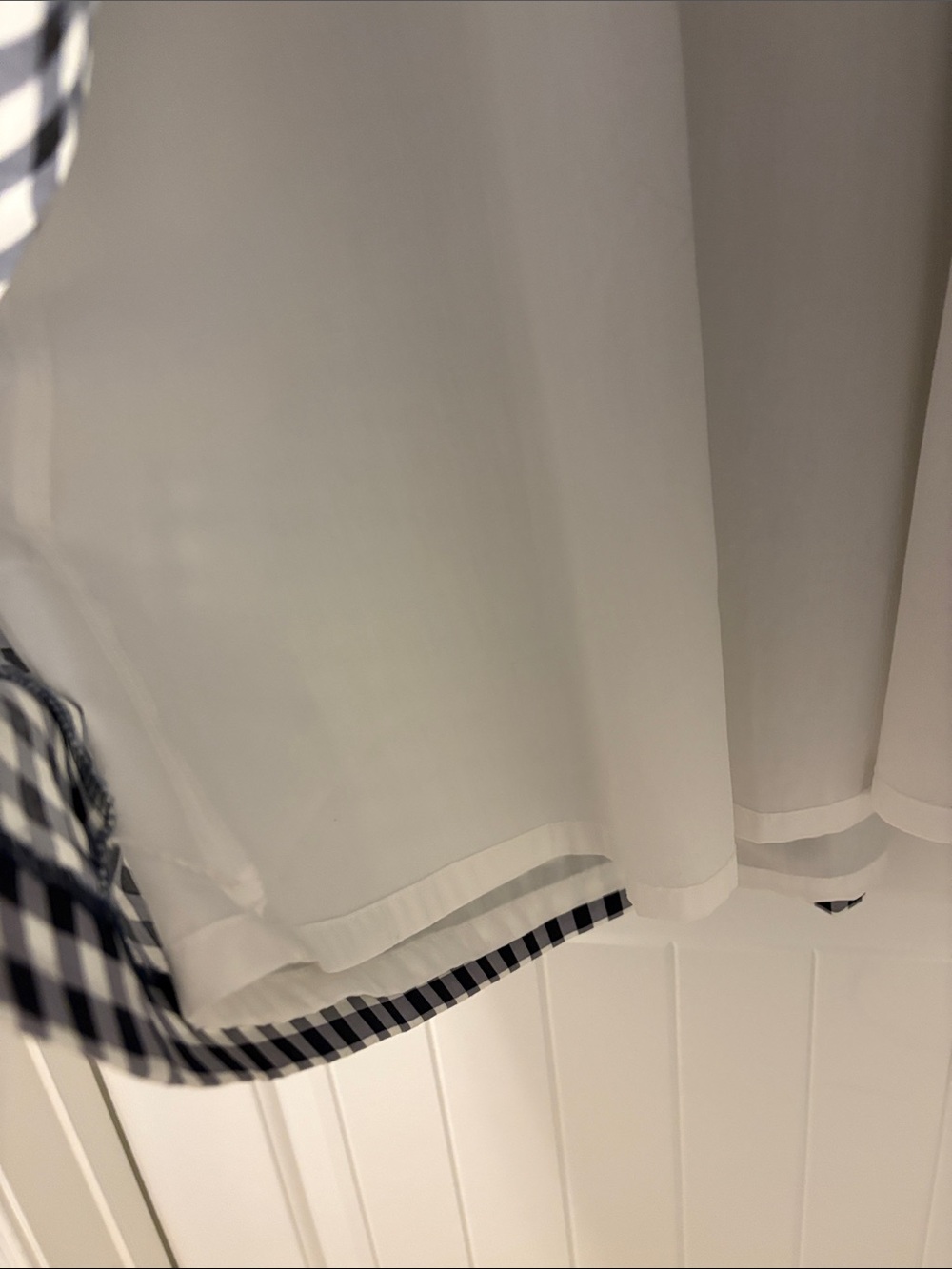 Talbots Black and White Gingham Fit-and-Flare Dress - Picture 7 of 9